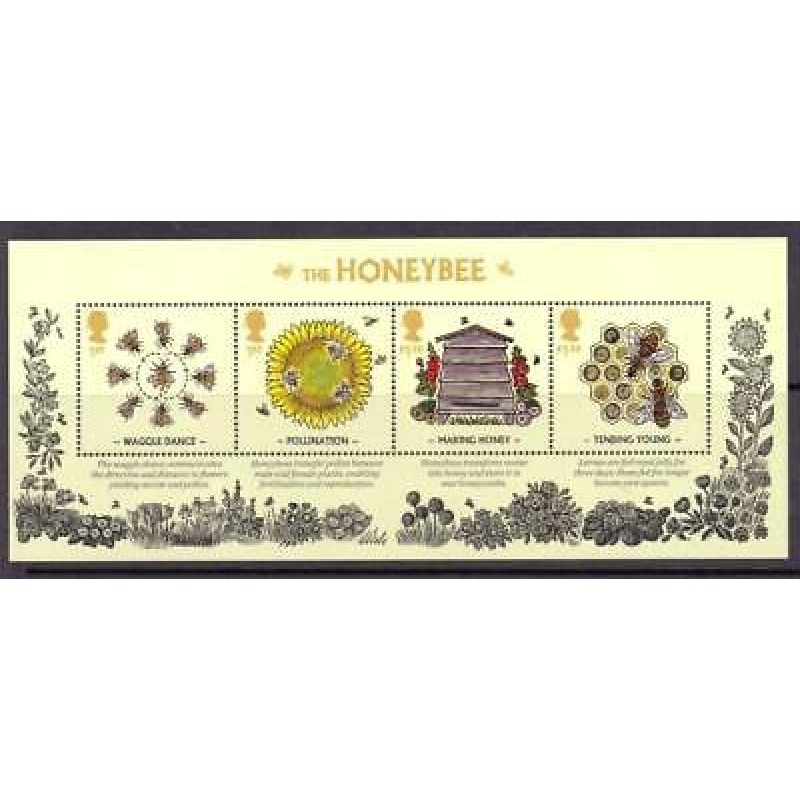 MS3742 2015 Bees miniature sheet UNMOUNTED MINT