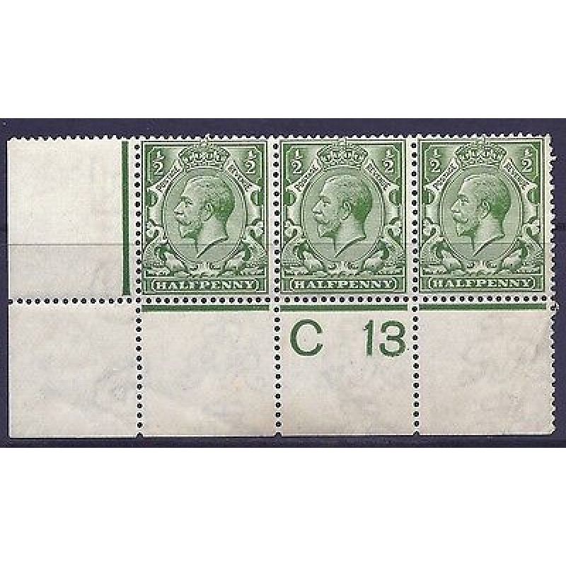 N14(6) d Bright Green Control C 13 perf UNMOUNTED MINT - faults