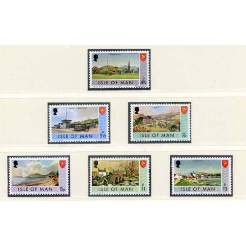 1973 Isle of Man SG 12 33 First Definitive Set Unmounted Mint