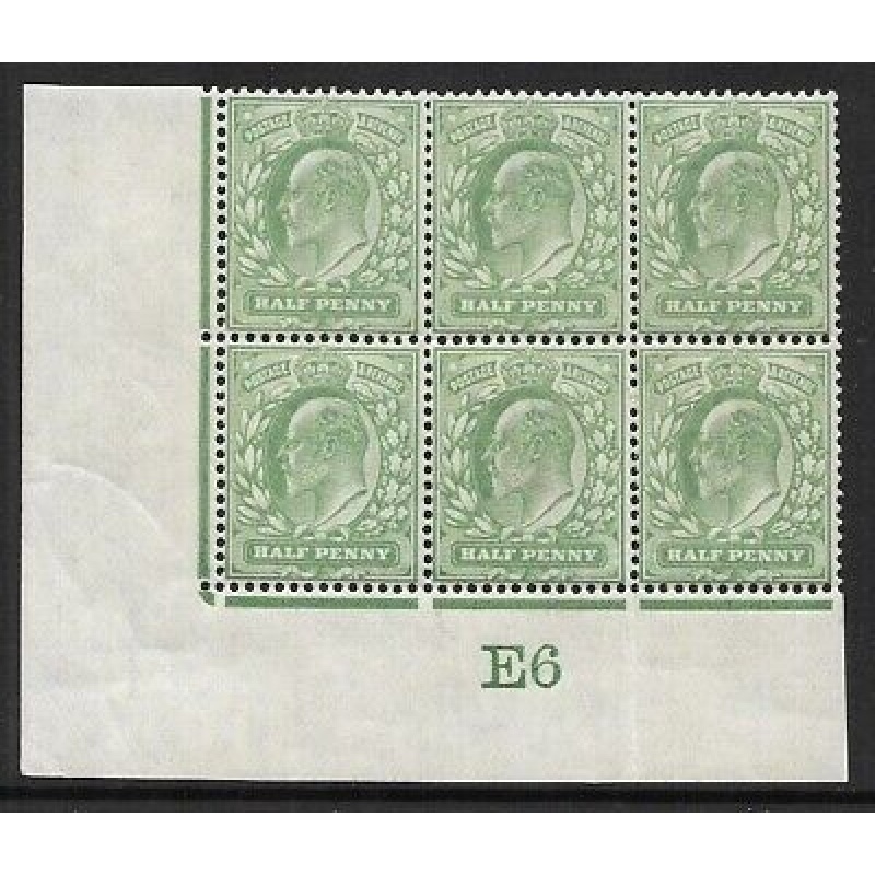 d Yellow-Green Control E6 (Co-Ex) perf type H1 plate 33 UNMOUNTED MINT