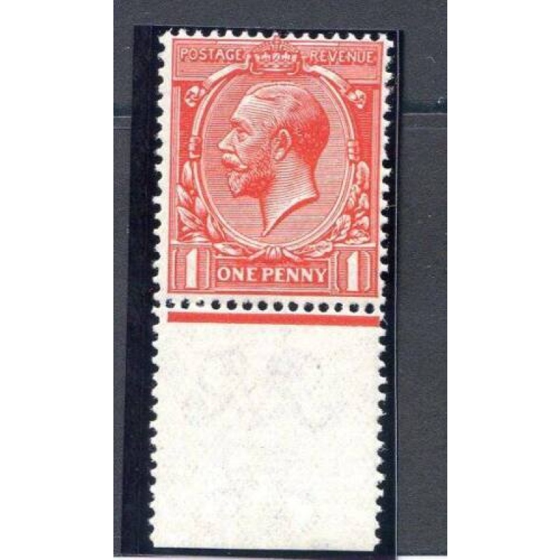 KGV 1d Deep Bright Scarlet Spec N16 2 Mounted Mint