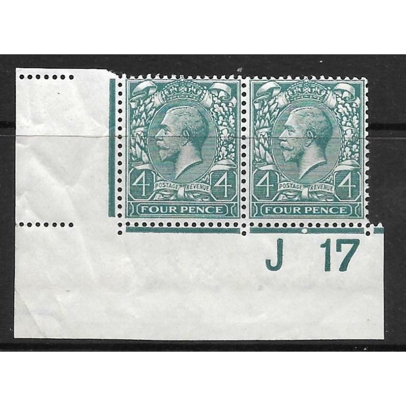 N23(6) 4d Bluish Grey Green Royal Cypher control J17 imperf UNMOUNTED MINT