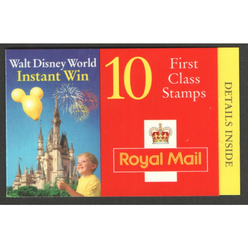 HD29 Disney Booklet 10 x 1st Class NVI Booklet - Cylinder B11