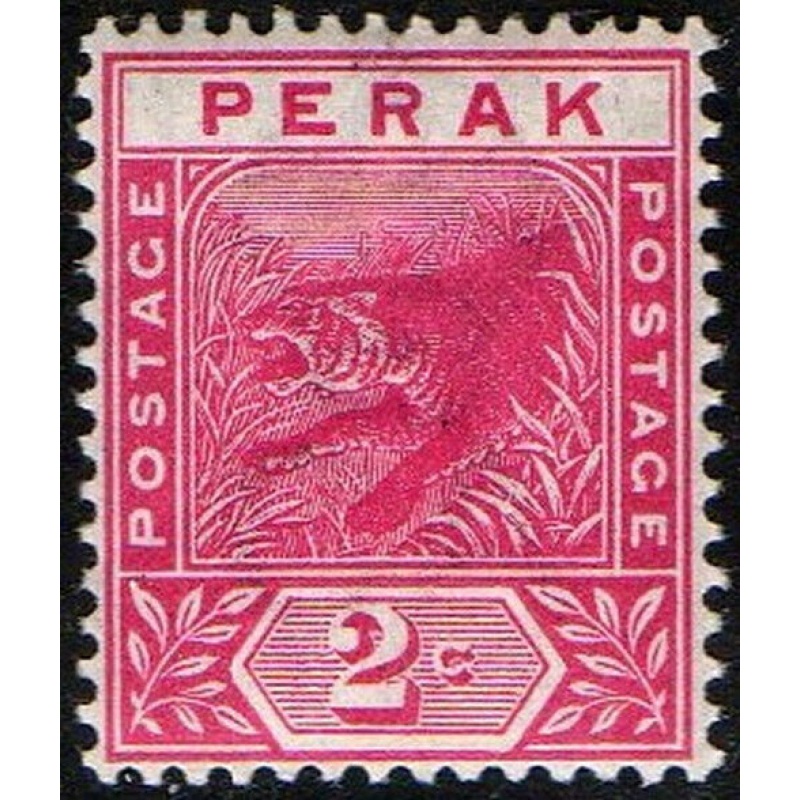 Malaya Perak Sg62 - 2c. rose 1892 MNH