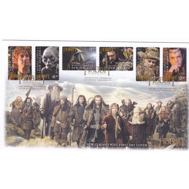 2012 NEW ZEALAND Sg3417-3422 Hobbit first day cover ver.2  MINT