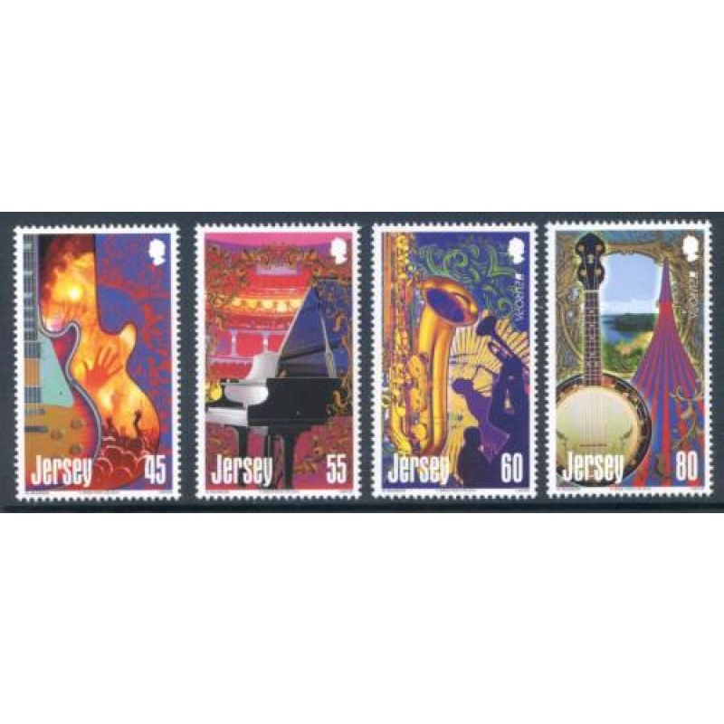 Jersey  2014 Musical Instruments Set SG1813 1816 Unmounted Mint