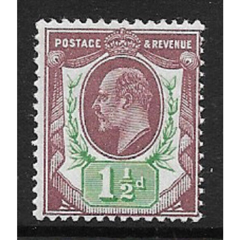 Sg 287 Spec M10(1) 1d Red Purple  Bright Green Somerset Hse UNMOUNTED MINT MNH