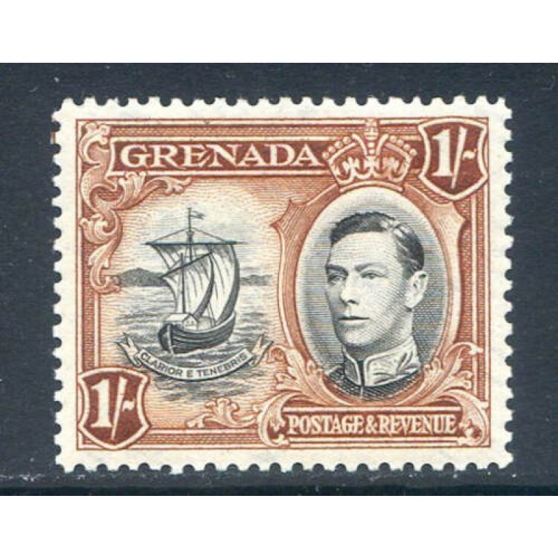 Grenada 1 - Black  Brown SG160 Mounted Mint