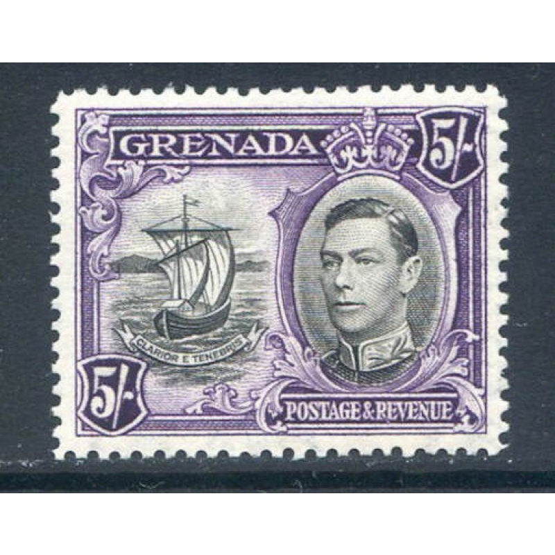 Grenada 5 - Black  Violet SG162 Mounted Mint