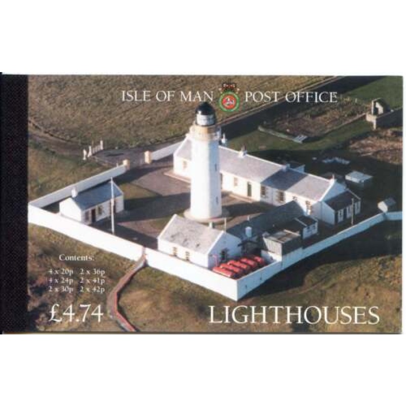 1996 Isle of Man Lighthouses Prestige Booklet SGSB41 Unmounted Mint