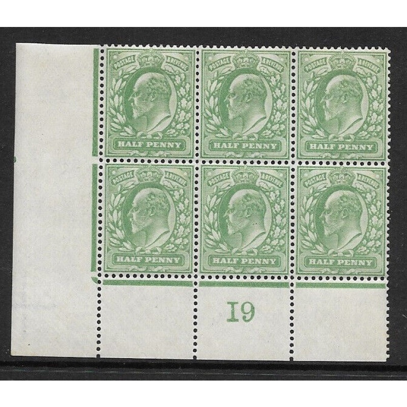 1907 M2(2) d Yellow Green Control I9 De La Rue perf V2 UNMOUNTED MINT