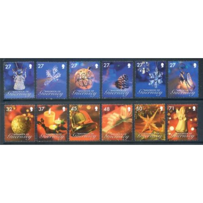 Guernsey 2007 Christmas set SG11806 1197 Unmounted mint