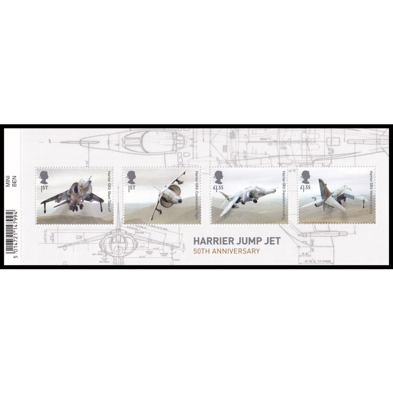 MS4218a 2019 Harriet Jump Jet miniature sheet UNMOUNTED MINT