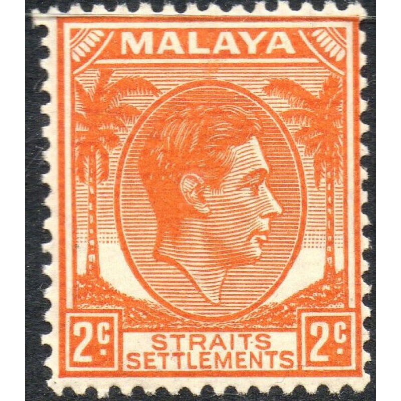 Straits Settlements Sg294 - 2c. orange MNH