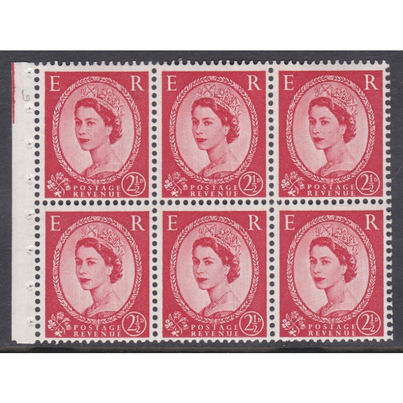 SB80 Wilding booklet pane Tudor Crown perf type Ie Bottom UNMOUNTED MNT MNH