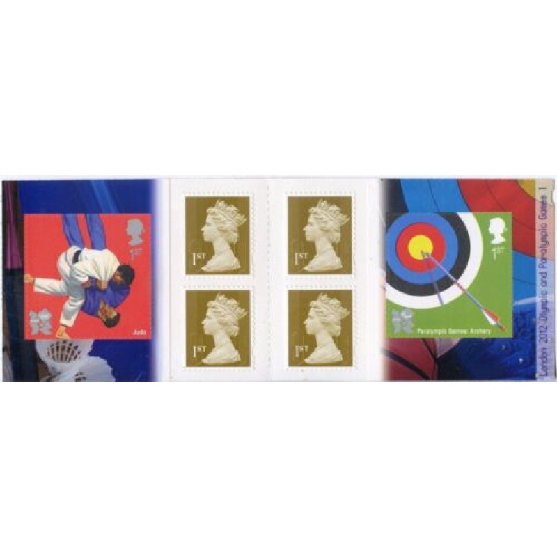 PM21 2010 Olympics Games no. 1 6 x 1st Self Adhesive Booklet