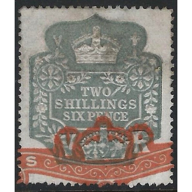 GB Revenue : General Duty Adhesive 2 shillings 6 Pence