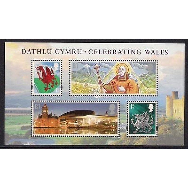 MSW147 2009 Celebrating Wales miniature sheet UNMOUNTED MINT MNH