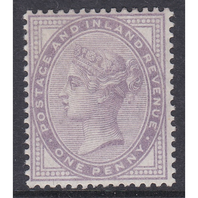 Sg170 Die 1 14 dot 1d Lilac single Lightly Mounted Mint