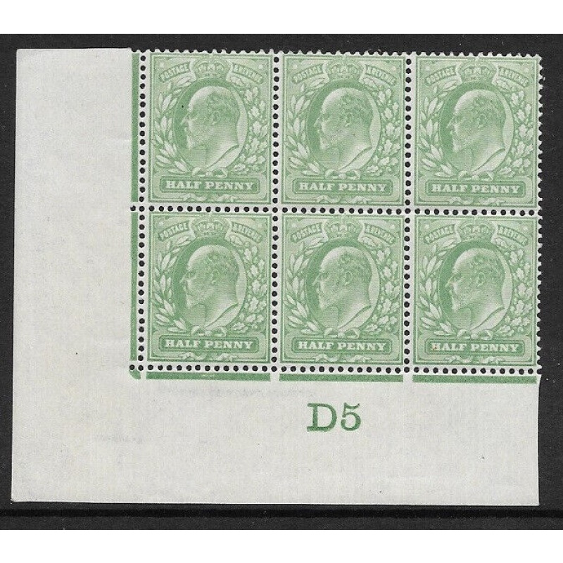 M3(1) d Dull Yellow-Green Harrison Control D5 perf type H1 UNMOUNTED MINT