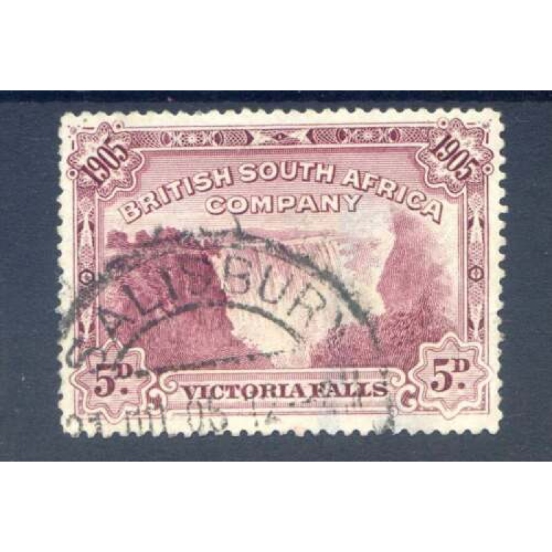 Rhodesia 5d Claret SG96 Good Used