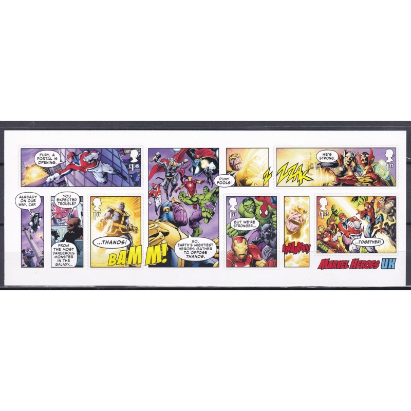 MS4192a 2019 Marvel  Mini Sheet Unmounted Mint - No Barcode