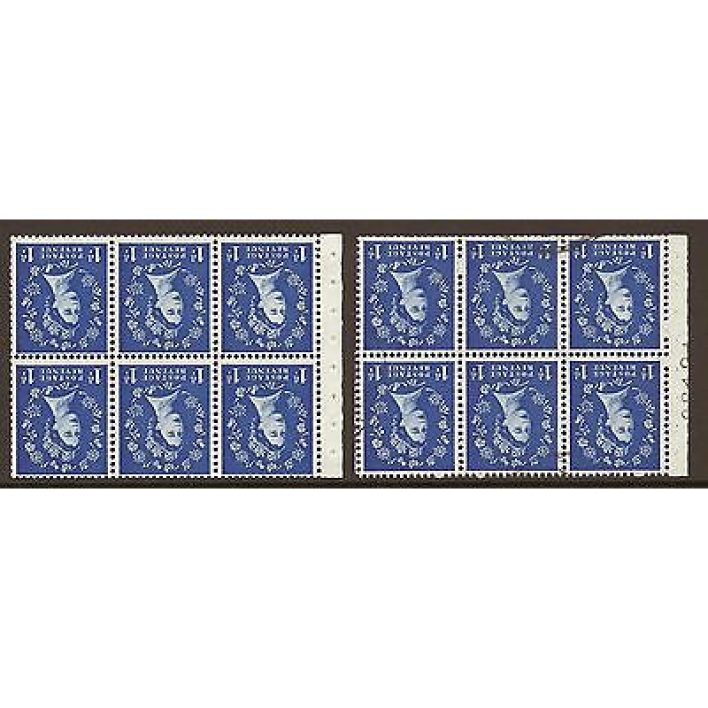 SB30a (ab) 1d Wilding Crowns on Cream variety - spot on d UNMOUNTED MINT MNH