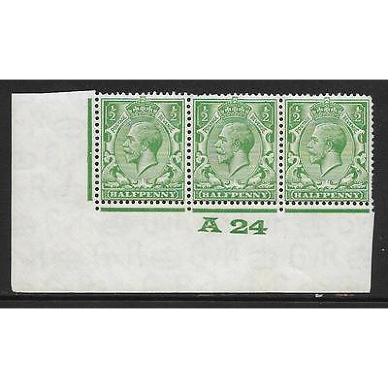 d Green Block Cypher Control A24 imperf UNMOUNTED MINT MNH