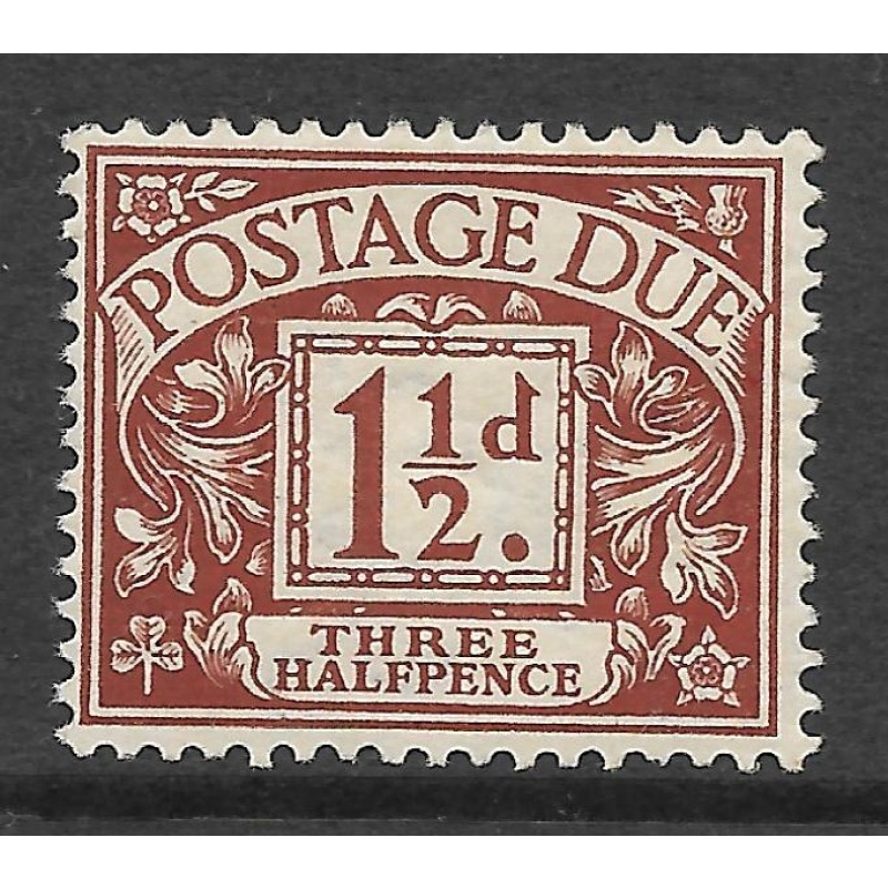 D3a 1d Royal Cypher Postage due Wmk Sideways Inverted UNMOUNTED MINT MNH