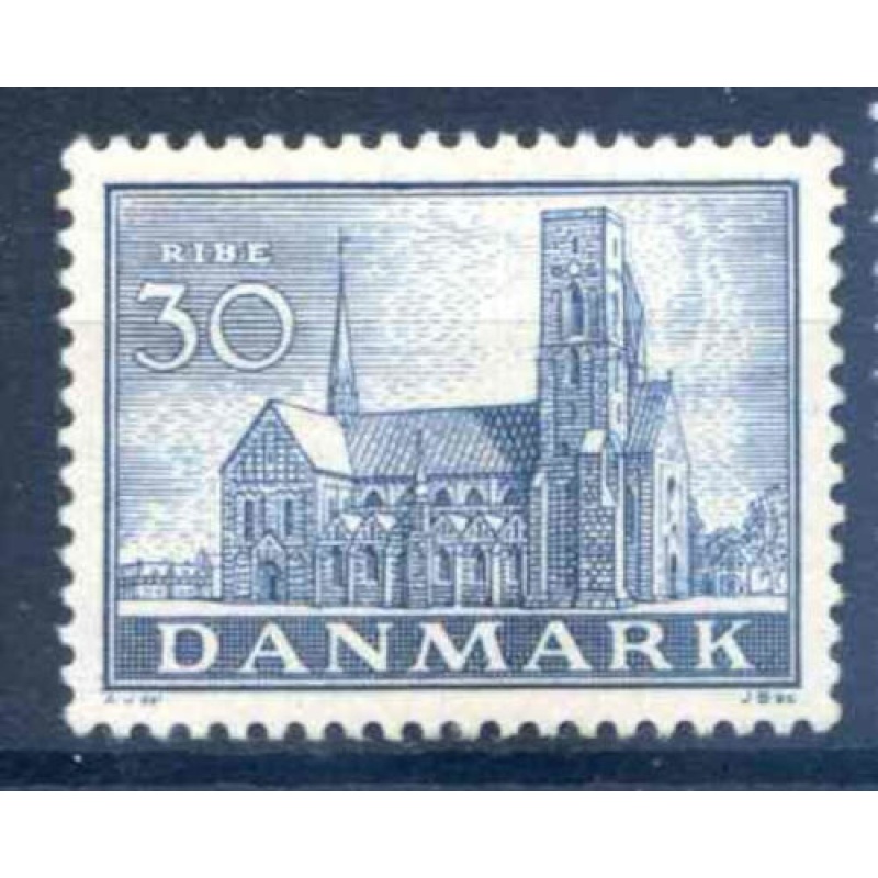 Denmark 1936 Reformation 30 Ore Blue Facit 277 Mounted Mint