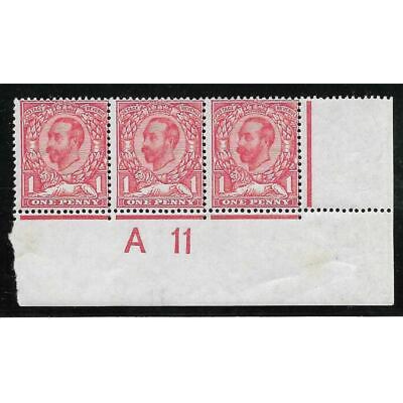 sg329(i) 1d variety white scratch to left of lions face UNMOUNTED MINT MNH