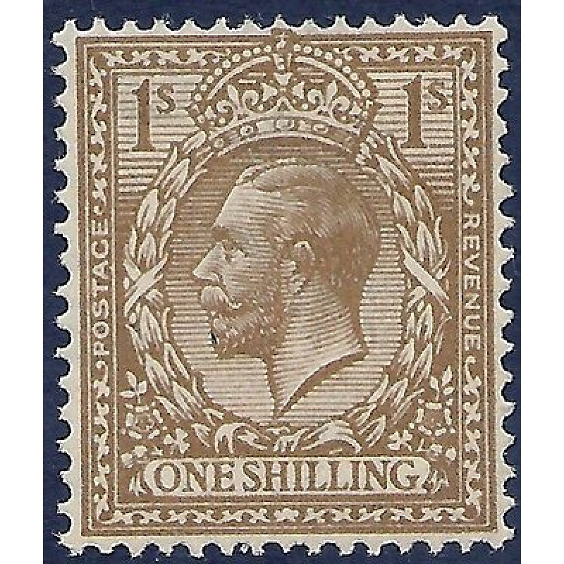 1924 1 - Deep Fawn Brown Block Cypher Spec N45-5 UNMOUNTED MINT MNH