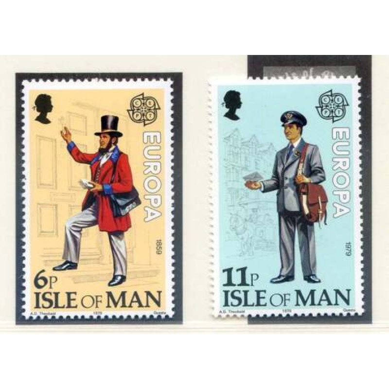 1979 Isle of Man SG148 149 Communications Set Unmounted Mint