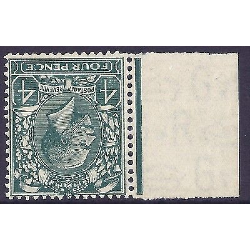 1924 4d Grey Green Block Cypher Spec N39-2 Watermark Inverted UNMOUNTED MINT MNH