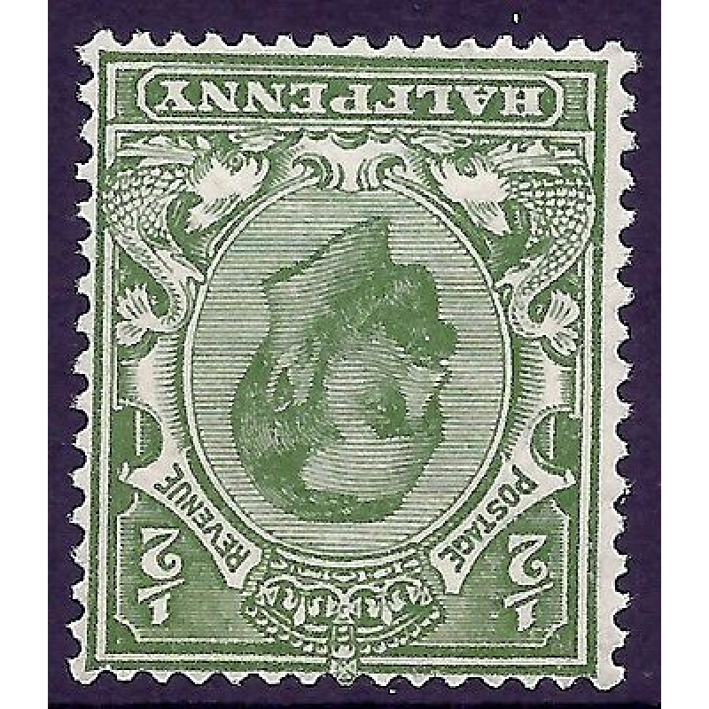 sg334wi Spec d Pale Green Downey Wmk inverted UNMOUNTED MINT MNH