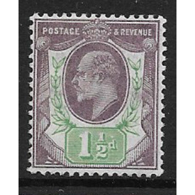 Sg 221 M8(1) 1d Dull Purple  Green De La Rue UNMOUNTED MINT