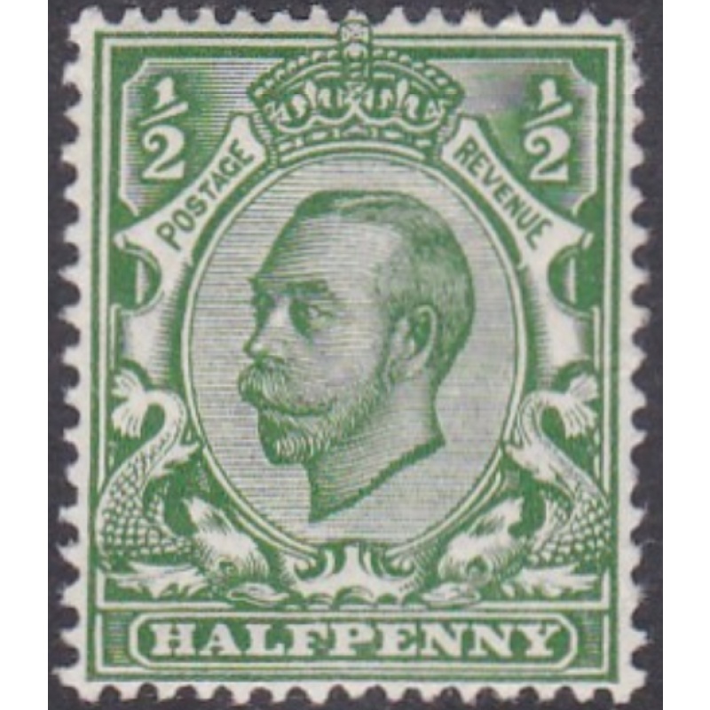 Spec N4(2) ½d Pale Green Downey Head UNMOUNTED MINT/MNH