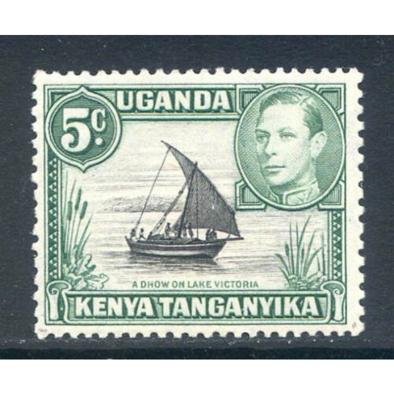 Kenya Uganda  Tanganyika 5c Black  Green SG132 Unmounted Mint