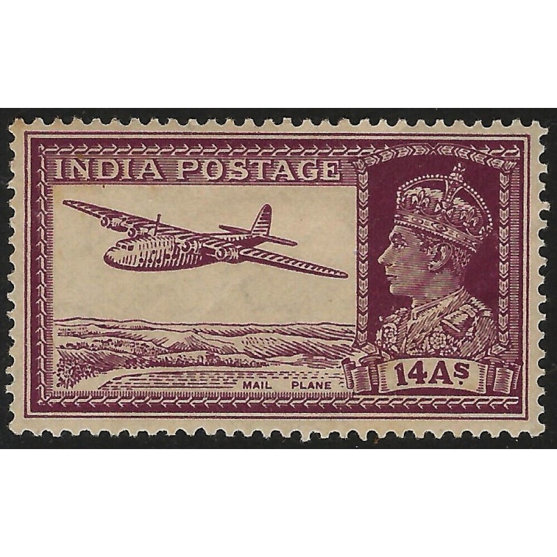 India Sg277 - 14a . purple 1940 LMM