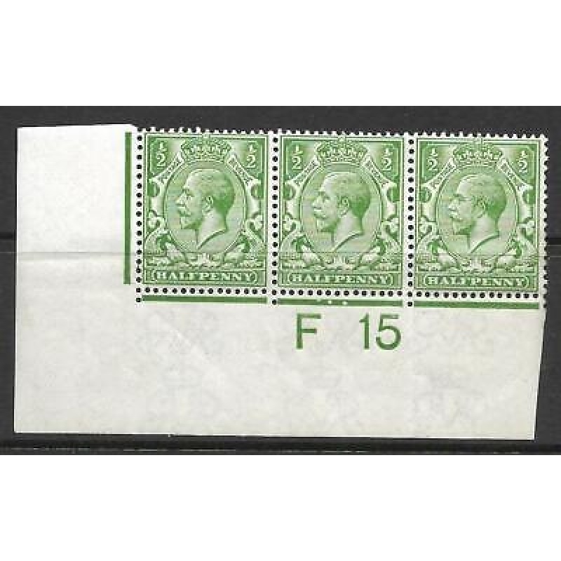 N14(8) d Yellow Green Control F15 Imperf UNMOUNTED MINT with faults