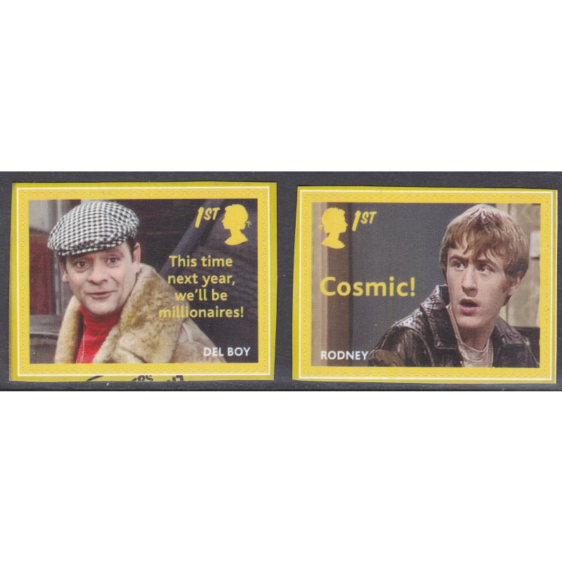 PM78 2021 Fools and Horses 1st class stamps pair from booklet U M