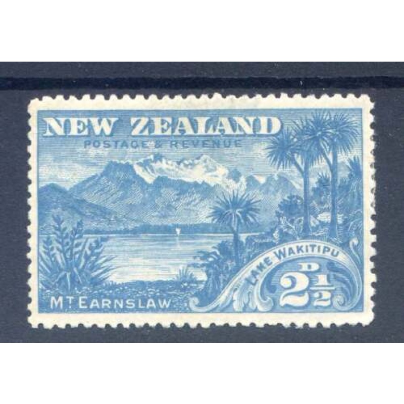 New Zealand 2 1 2d Blue SG250 Mounted Mint