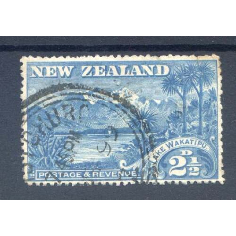 New Zealand 2 1 2d Blue SG249a Good Used