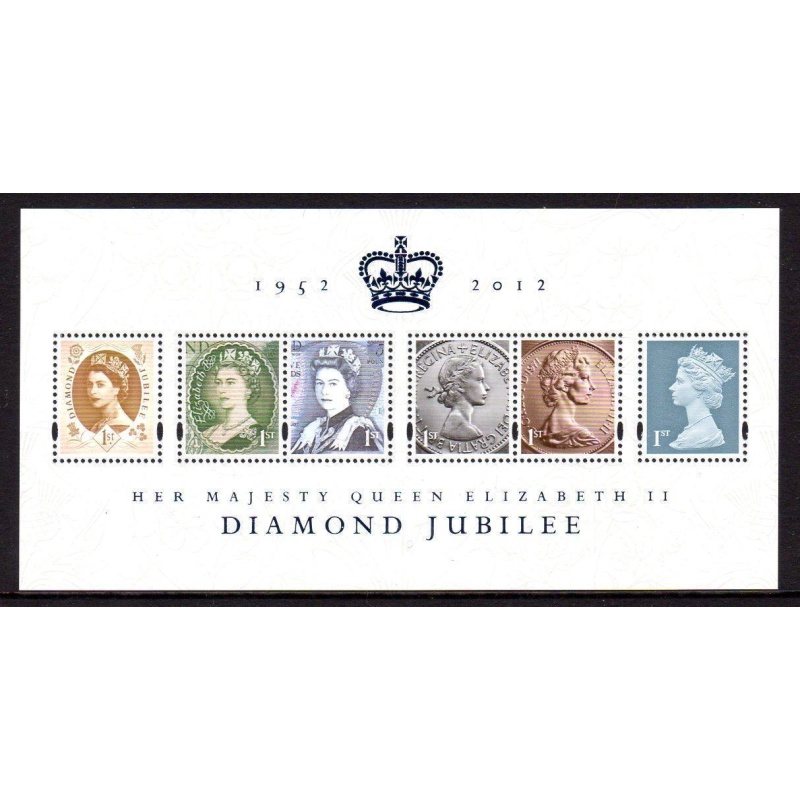 MS3272 2012 Queen elizabeth diamond jubilee miniature sheet UNMOUNTED MINT MNH