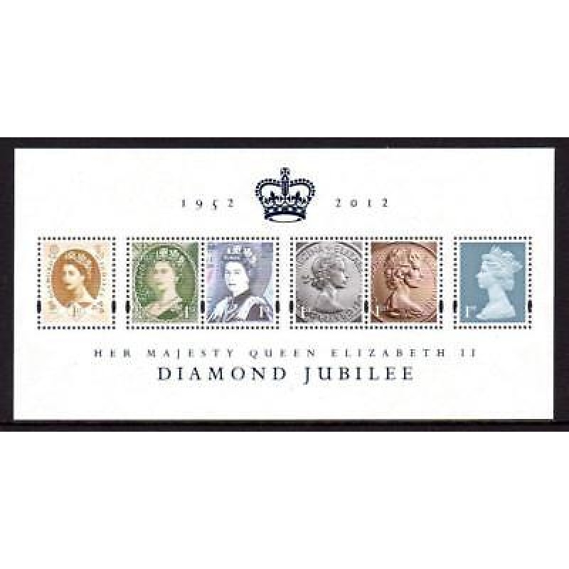 MS3272 2012 Diamond Jubilee Stampex miniature sheet UNMOUNTED MINT