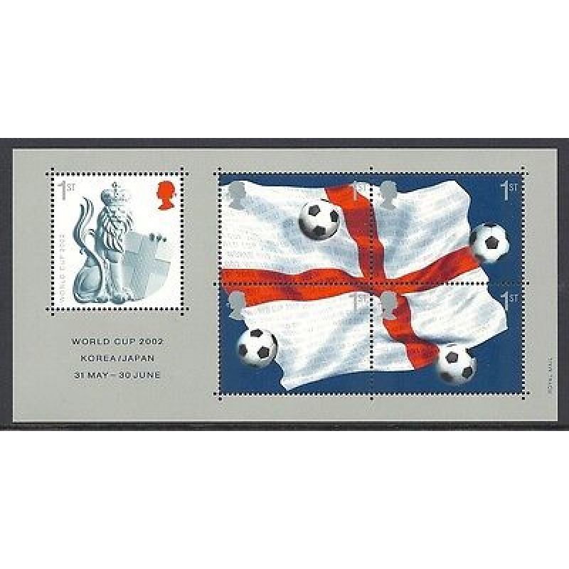 MS2292 2002 World Cup miniature sheet UNMOUNTED MINT MNH