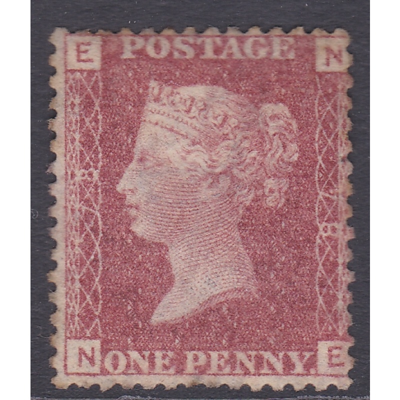 1858 Sg 43 1d Penny Red plate 78 Lettered N-E MOUNTED MINT