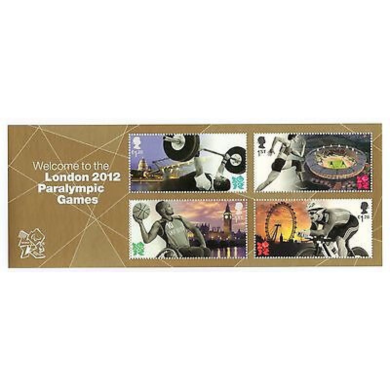 MS3371 2012 London 2012 Paralympic Games miniature sheet UNMOUNTED MINT MNH