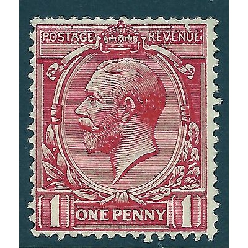 N16(6) 1d Deep Brick Red Royal Cypher with unlisted variety (N16l) MOUNTED MINT