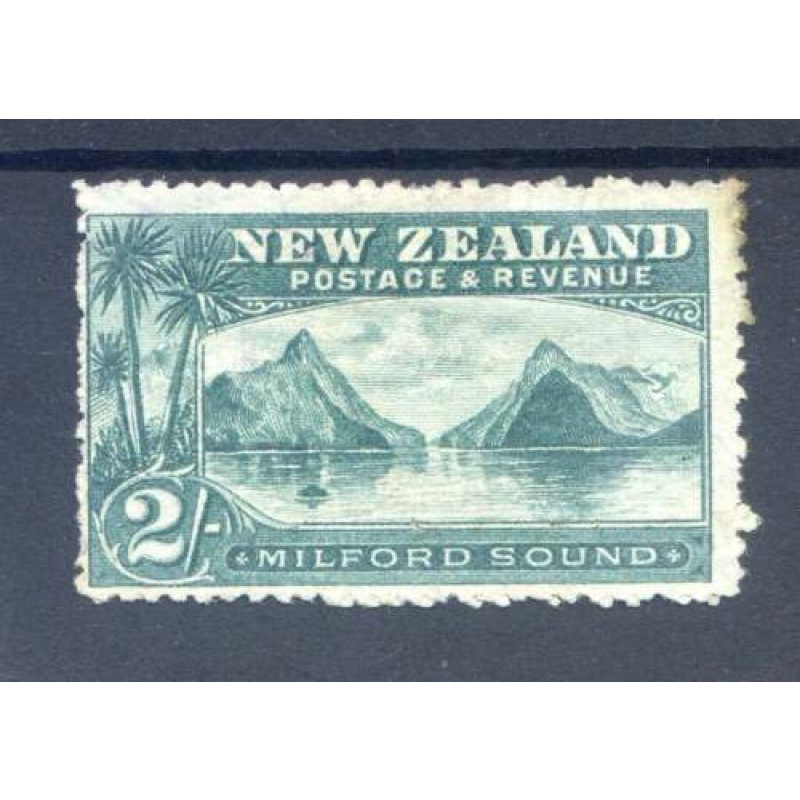 New Zealand 2 - Grey Green SG258 Mounted Mint